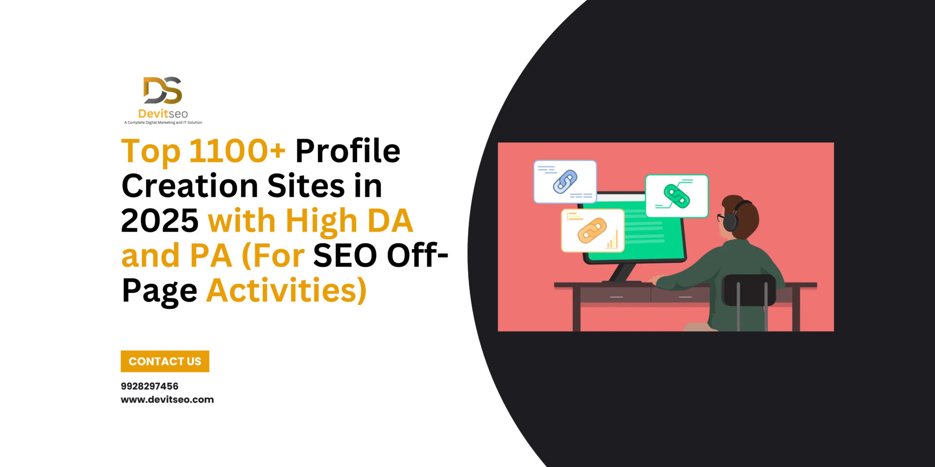 List of Top 1100+ Profile Creation Sites in 2025 with High DA and PA (For SEO Off-Page Activities)
