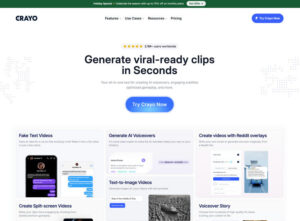 7. Crayo — The Shortcut to Studio-Quality Short-Form Videos