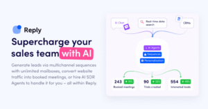 24. Reply.io’s AI Sales Email Assistant — The Time-Saver for Outreach-Heavy Teams