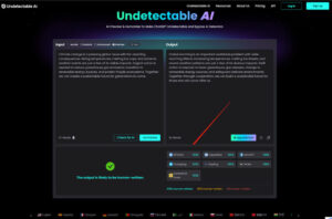11. Undetectable AI — The Tool That Makes AI Writing Sound Like a Person, Not a Pattern